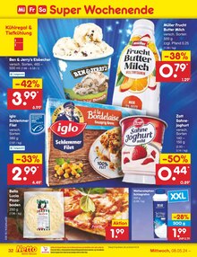 Eis im Netto Marken-Discount Prospekt "Aktuelle Angebote" mit 55 Seiten (Erlangen)