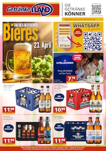 GetränkeLand Mayer Prospekt DIE GETRÄNKEKÖNNER mit 4 Seiten
