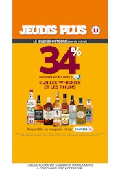 Prospectus Supermarchés Super U en cours à Malbuisson et alentours, "JEUDIS PLUS U", 1 page, 27/10/2026 - 29/10/2026 Catalogue Supermarchés Super U en cours à Malbuisson et alentours, "JEUDIS PLUS U", 1 page, 27/10/2026 - 29/10/2026