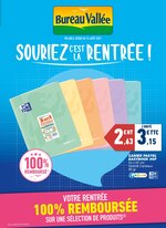 Catalogue Bureau Vallée à Thiais, avec 12 pages Prospectus Bureau Vallée à Thiais, "Souriez, c'est la rentrée !", 12 pages, 02/08/2021 - 14/08/2021