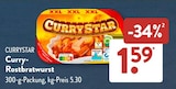 Curry-Rostbratwurst von CURRYSTAR im aktuellen ALDI SÜD Prospekt für 1,59 €