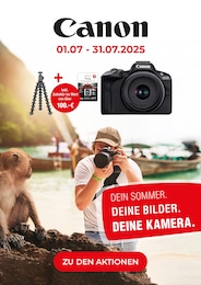 Elektromarkt Prospekt von Canon in Gescher Aktueller Canon Elektromärkte Prospekt für Gescher: Dein Sommer. Deine Bilder. Deine Kamera. mit 1} Seite, 01.07.2025 - 31.08.2025