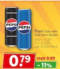 Cola Angebote von Pepsi bei Getränkeland Brandenburg für 0,79 €