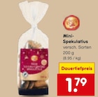Mini-Spekulatius für 1,79 € bei Netto Marken-Discount im Angebot Mini-Spekulatius im aktuellen Netto Marken-Discount Prospekt
