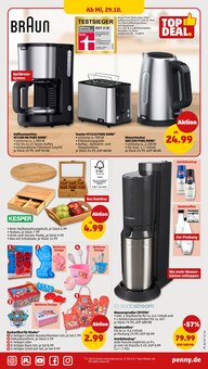 Kaffeevollautomat im aktuellen Penny Prospekt (Rostock) Kaffeevollautomat im Penny Prospekt "Wer gĂĽnstig will, muss Penny." mit 45 Seiten (Rostock)