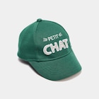 Casquette détails brodés vert foncé bébé garçon en promo chez La Halle Drancy à 5,59 €