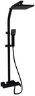 Colonne de douche mécanique CAYUGA noire, pomme de tête 20x20 cm, douchette main à Brico Dépôt dans Semblançay Colonne de douche mécanique CAYUGA noire, pomme de tête 20x20 cm, douchette main à Brico Dépôt dans Semblançay