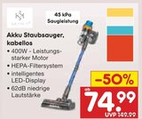 Akku Staubsauger, kabellos im Angebot bei Netto Marken-Discount in Fulda Akku Staubsauger, kabellos Angebote von KESSER bei Netto Marken-Discount Fulda für 74,99 €