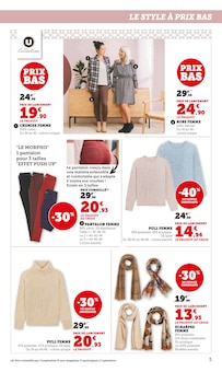 Promotion Foulard dans le prospectus Super U, valable du 07/10/2025 au 19/10/2025 Promo Foulard dans le catalogue Super U du moment à la page 5