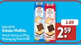 Schoko-Waffeln Angebote von Biscotto bei ALDI SÜD Pforzheim für 2,59 €