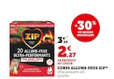 Cubes allume-feux - Zip - Super U à Bruay-sur-l'Escaut Cubes allume-feux - Zip en promo chez Super U Bruay-sur-l'Escaut à 2,27 €