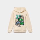 Sweat hoodie capuche sequins réversibles ecru garçon - La Halle Sweat hoodie capuche sequins réversibles ecru garçon à 9,09 € dans le catalogue La Halle