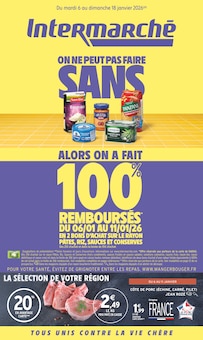 Catalogue Intermarché Contact de la semaine "Intermarché" avec 20 pages, valide du 06/01/2026 au 18/01/2026 pour Saint-Évarzec et alentours Prospectus Intermarché Contact de la semaine "Intermarché" avec 20 pages, valide du 06/01/2026 au 18/01/2026 pour Saint-Évarzec et alentours
