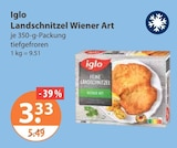 Landschnitzel Wiener Art von Iglo im aktuellen V-Markt Prospekt