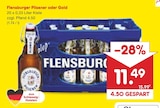 Flensburger Pilsener oder Gold bei Netto Marken-Discount im Plate Prospekt für 11,49 €