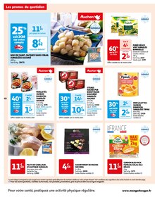 Promo Viande hachée boeuf surgelée dans le catalogue Auchan Hypermarché du moment à la page 40
