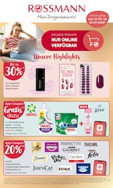 Rossmann Prospekt der aktuellen Woche, gültig von 22.06.2026 bis 26.06.2026 Aktueller Rossmann Prospekt "Mein Drogeriemarkt" mit 8 Seiten