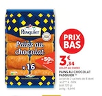 Super U Langeac - Promo Pains au chocolat Promo Pains au chocolat à 3,34 € dans le catalogue Super U à Langeac