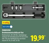 Drehmomentschlüssel-Set im Angebot bei Lidl in Trier Drehmomentschlüssel-Set Angebote von PARKSIDE bei Lidl Trier für 19,99 €