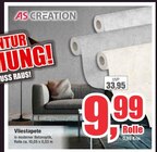 Vliestapete Angebote von AS Creation bei Witthus Heimtex-Fachmarkt GmbH Bremen für 9,99 €