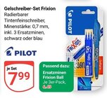 Gelschreiber-Set Frixion im Angebot bei GLOBUS in Koblenz Gelschreiber-Set Frixion Angebote von Pilot bei GLOBUS Koblenz für 6,49 €