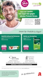 mea - meine apotheke Prospekt für Hainichen mit 4 Seiten mea - meine apotheke Prospekt für Hainichen: "Unsere August-Angebote", 4 Seiten, 01.08.2026 - 31.08.2026