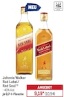 Red Label im METRO Prospekt Red Label von Johnnie Walker im aktuellen METRO Prospekt für 10,94 €