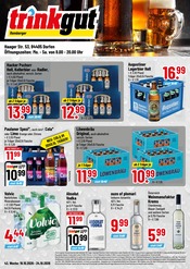 Trinkgut Discounter Prospekt der aktuellen Woche mit 4 Seiten, gültig von 19.10.2026 bis 24.10.2026, in Dorfen und Umgebung Aktueller Trinkgut Discounter Prospekt in Dorfen und Umgebung, "Aktuelle Angebote" mit 4 Seiten, 19.10.2026 - 24.10.2026