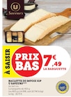 Raclette de Savoie IGP - U Saveurs en promo chez U Express Levallois-Perret à 7,49 €