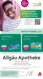 mea - meine apotheke Prospekt für Sonthofen: "Unsere Juni-Angebote", 4 Seiten, 01.06.2025 - 30.06.2025