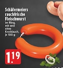 EDEKA - rauchfrische Fleischwurst Angebot im Prospekt rauchfrische Fleischwurst bei EDEKA im Prospekt "" für 1,19 €