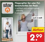 Fliegengitter 2er oder Pol- lenschutzvlies 3er Pack von Star im aktuellen Netto Marken-Discount Prospekt