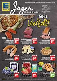 EDEKA Prospekt für Stuttgart mit 2 Seiten EDEKA Prospekt "Aktuelle Angebote" für Stuttgart, 2 Seiten, 07.04.2026 - 11.04.2026