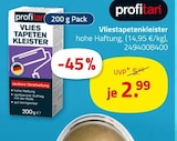 Vlies Tapeten Kleister von profiltan im aktuellen ROLLER Prospekt für 2,99 €