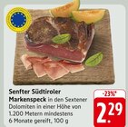 Aktuelle Schweinefleisch Angebote bei E center in Ulm Aktuelles Südtiroler Markenspeck Angebot bei E center in Ulm ab 2,29 €