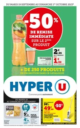 Catalogue Hyper U avec 48 pages de promos Prospectus Hyper U, "Hyper U", pages, 19/09/2023 - 01/10/2023
