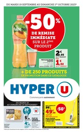 Prospectus Hyper U à Mende, "Hyper U", 48 pages de promos valables du 19/09/2023 au 01/10/2023
