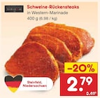 Aktuelle Steak Angebote bei Netto Marken-Discount in Paderborn Aktuelles Schweine-Rückensteaks Angebot bei Netto Marken-Discount in Paderborn ab 2,79 €