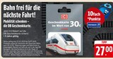 Geschenkkarte Angebote von DB bei E center Waiblingen für 27,00 €
