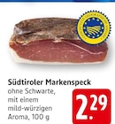 EDEKA Geislingen - Südtiroler Markenspeck Angebot im Prospekt Südtiroler Markenspeck bei EDEKA im Geislingen Prospekt für 2,29 €