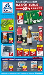 Catalogue Aldi "NOS APÉRITIFS D'ÉTÉ JUSQU'À -50% SUR LE 2ÈME" à Capelle-lès-Hesdin et alentours, 42 pages, 22/07/2025 - 28/07/2025