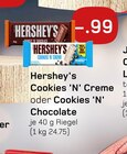 Cookies 'N' Creme oder Cookies 'N' Chocolate Angebote von Hershey's bei Akzenta Velbert für 0,99 €