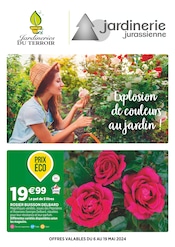 Catalogue Jardineries & Animaleries Jardineries du terroir en cours à Parcey et alentours, "Explosion de couleurs au jardin !", 8 pages, 06/05/2024 - 19/05/2024