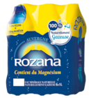 Eau minérale naturelle gazeuse - Rozana en promo chez Carrefour Market Roubaix à 3,30 €