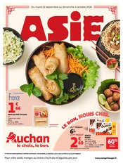 Catalogue Supermarchés Auchan Hypermarché en cours à Meylan et alentours, "ASIE", 48 pages, 22/09/2026 - 04/10/2026