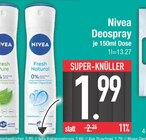 Deospray im EDEKA Prospekt Deospray von Nivea im aktuellen EDEKA Prospekt für 1,99 €