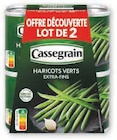 Haricots Extra Fins - CASSEGRAIN dans le catalogue U Express