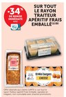 -34% de remise immédiate avec ma carte U sur tout TRAITEUR APÉRITIF frais emballé - TRAITEUR APÉRITIF en promo chez Super U Niort