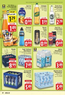 Cola im aktuellen EDEKA Prospekt (Arnsberg) Cola im EDEKA Prospekt "Aktuelle Angebote" mit 30 Seiten (Arnsberg)