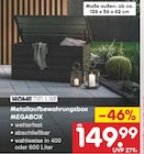 Metallaufbewahrungsbox MEGABOX Angebote von HOME DELUXE bei Netto Marken-Discount Bünde für 149,99 €
